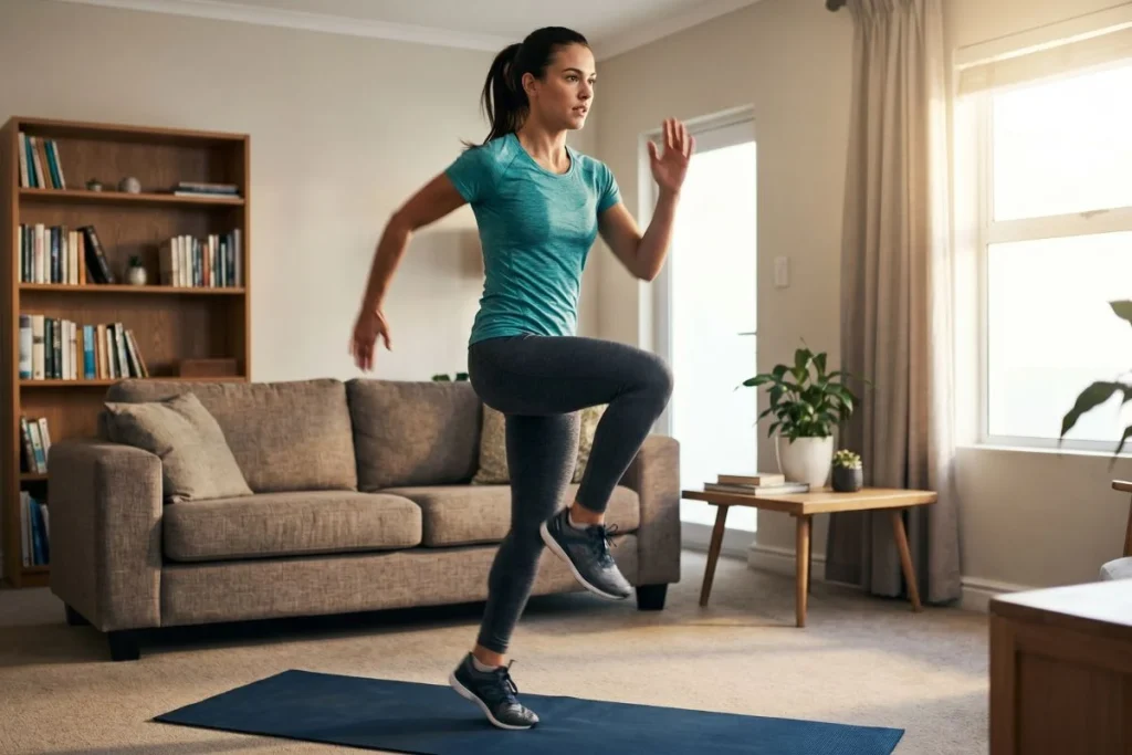 تمارين HIIT للمبتدئين في المنزل