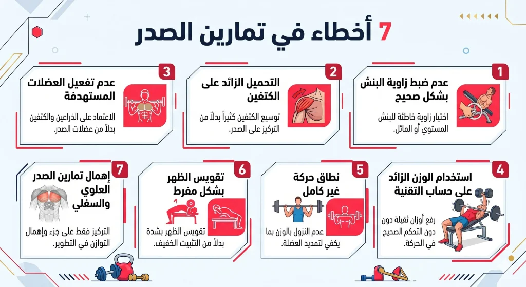 تمارين الصدر: أقوى 10 تمارين لتضخيم وتحديد عضلة الصدر