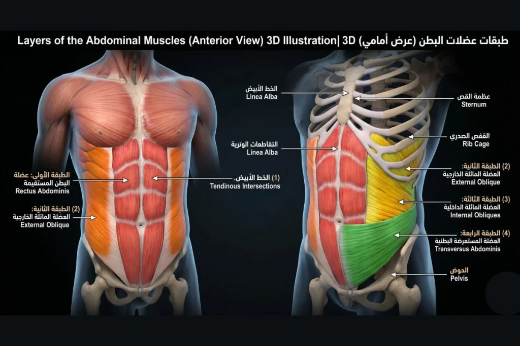 تمارين البطن