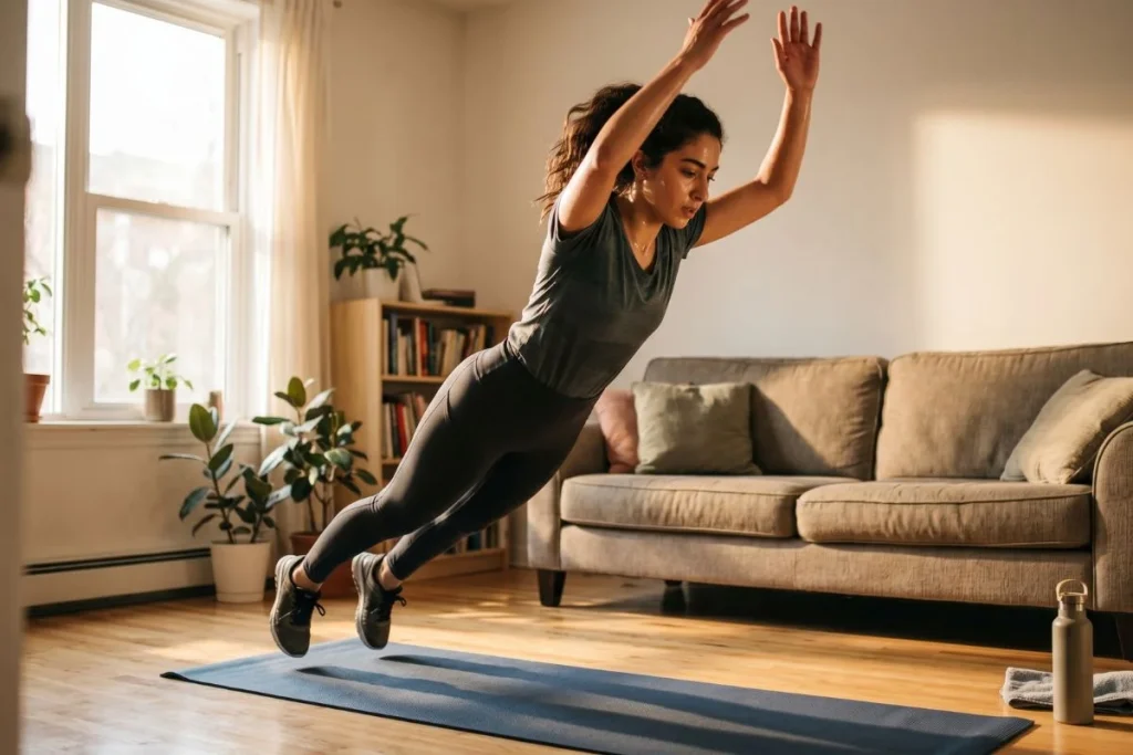 تمارين HIIT للمبتدئين في المنزل