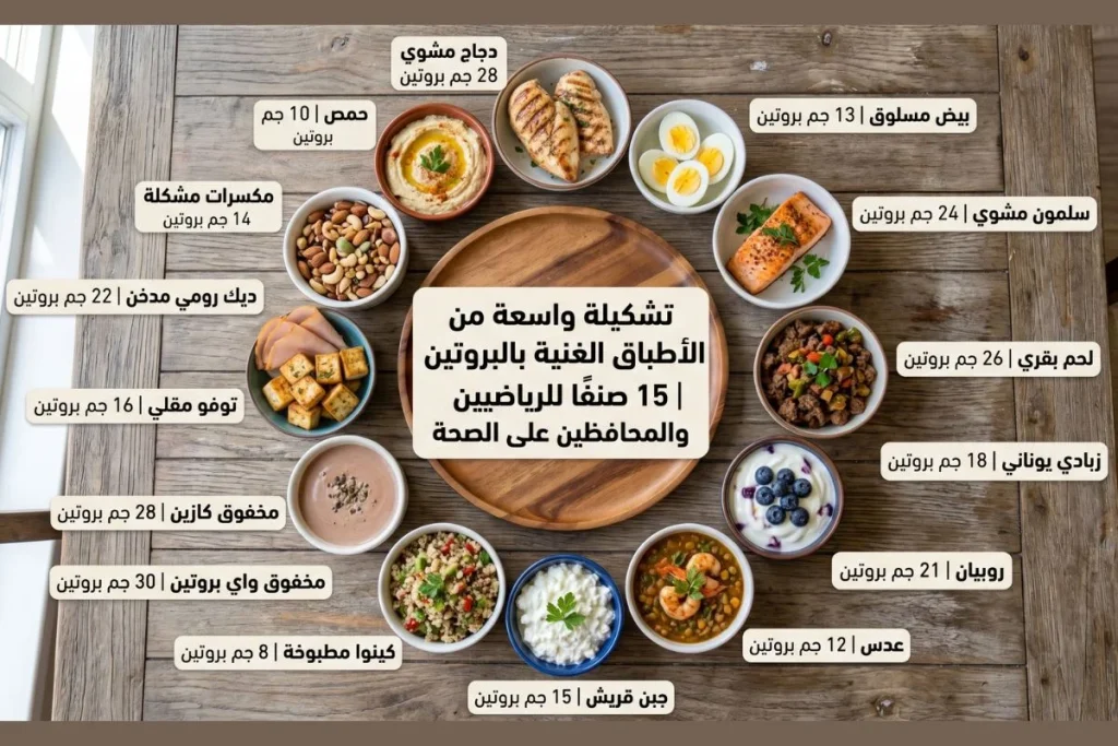 كم يحتاج لاعب كمال الأجسام من البروتين يومياً؟