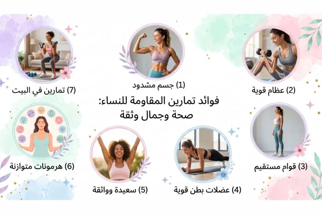 تمارين المقاومة للنساء في المنزل