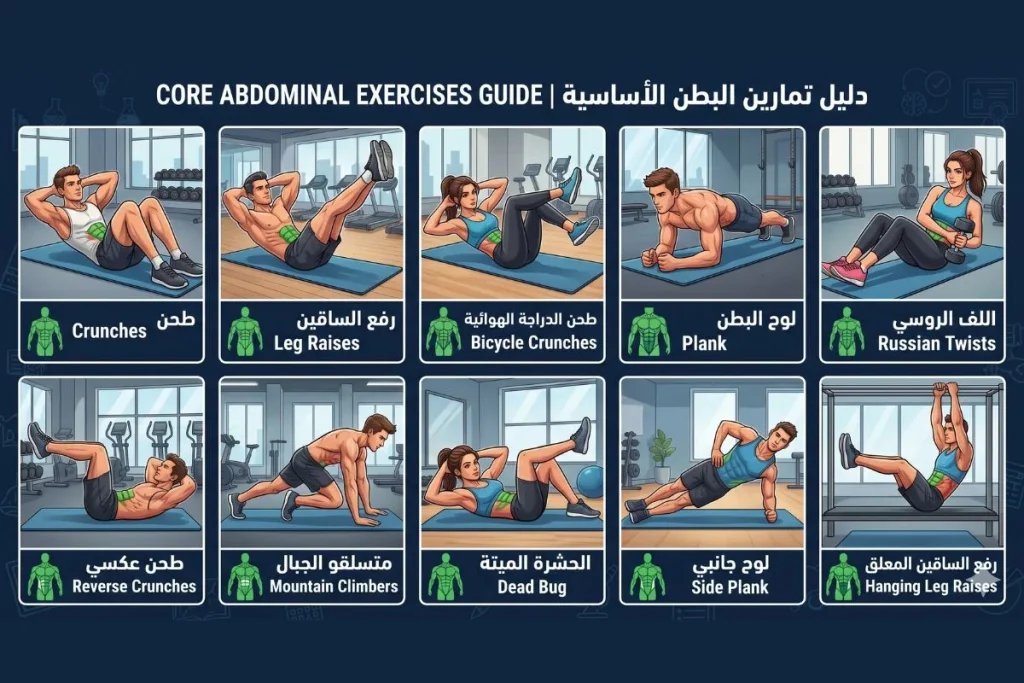 تمارين البطن