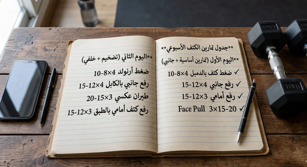تمارين الكتف: دليل شامل لأقوى 10 تمارين لكتف عريض ومشدود