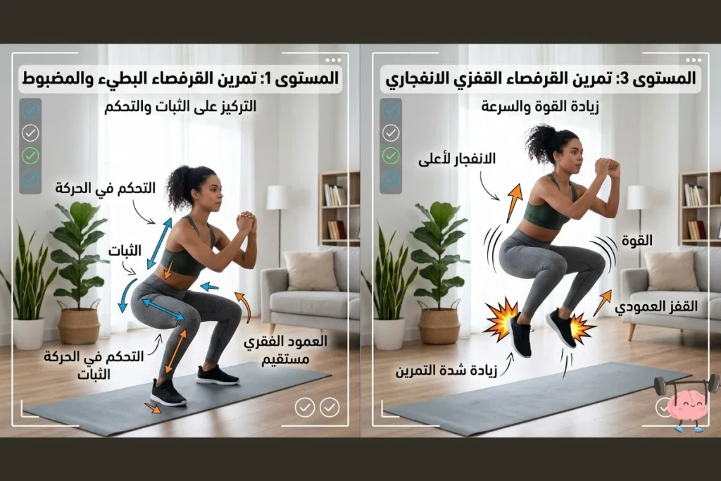 تمارين HIIT للمبتدئين في المنزل