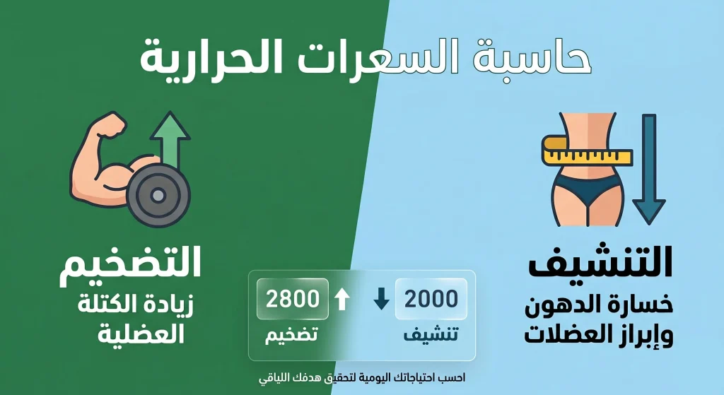 حاسبة السعرات الحرارية