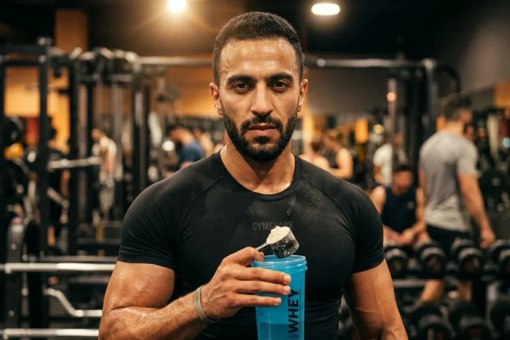 كم يحتاج لاعب كمال الأجسام من البروتين يومياً؟